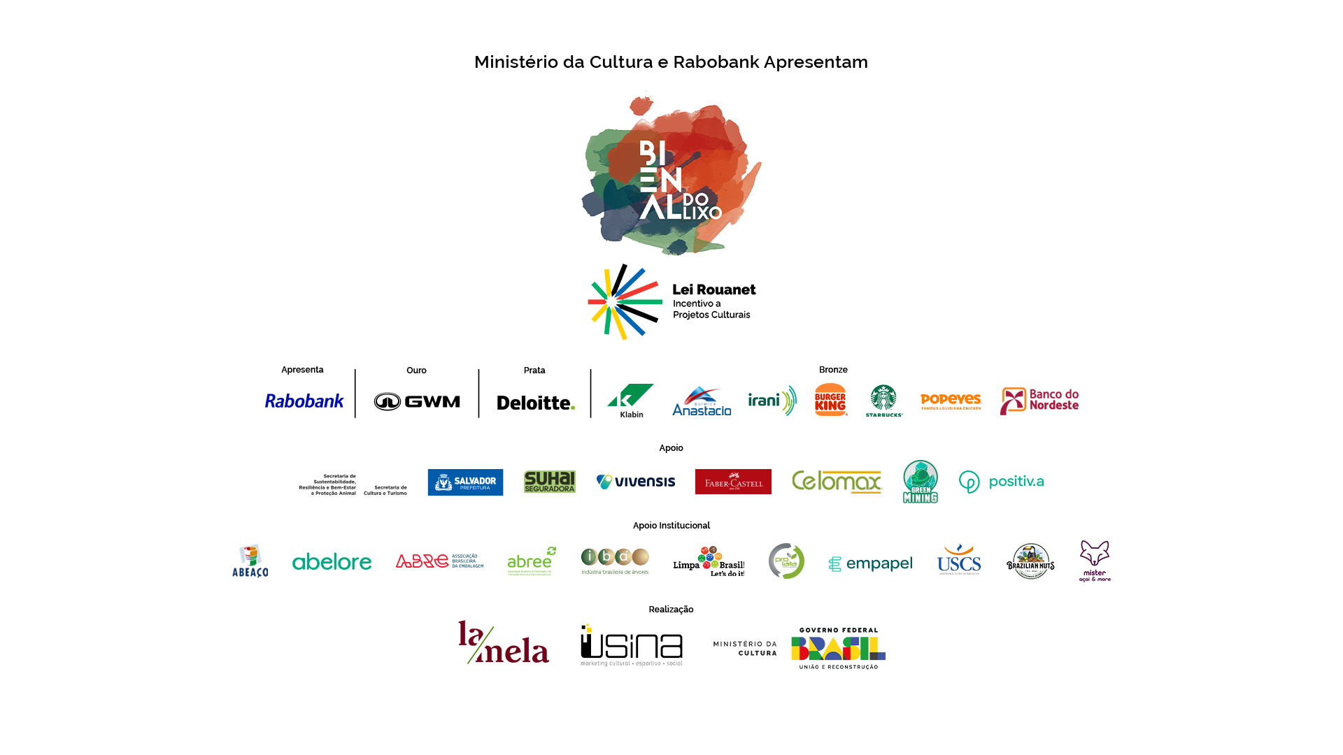 GRID - PATROCINADORES DA BIENAL DO LIXO 2025